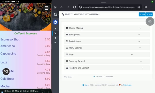 Filter Extension management.
