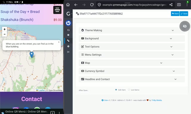 Map Extension management.