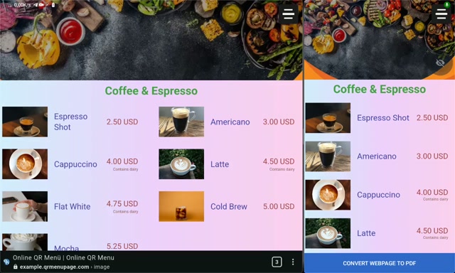 Printable (PDF) feature usage.